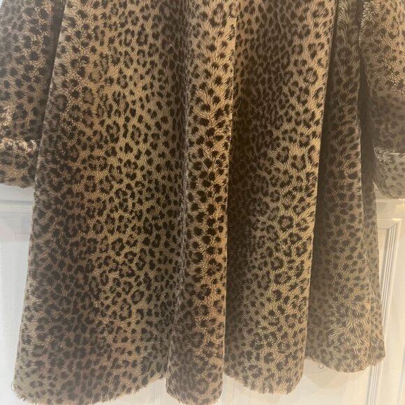 Lillie Rubin Faux Fur Leopard Coat - Picture 6 of 8